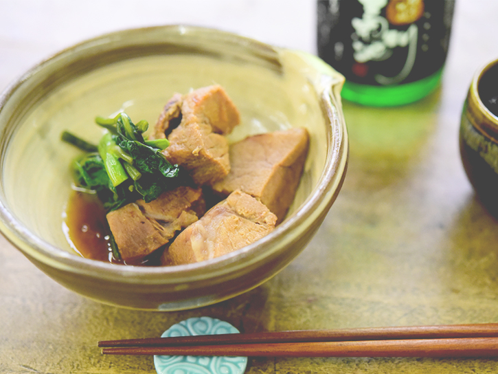 角煮と菊池川