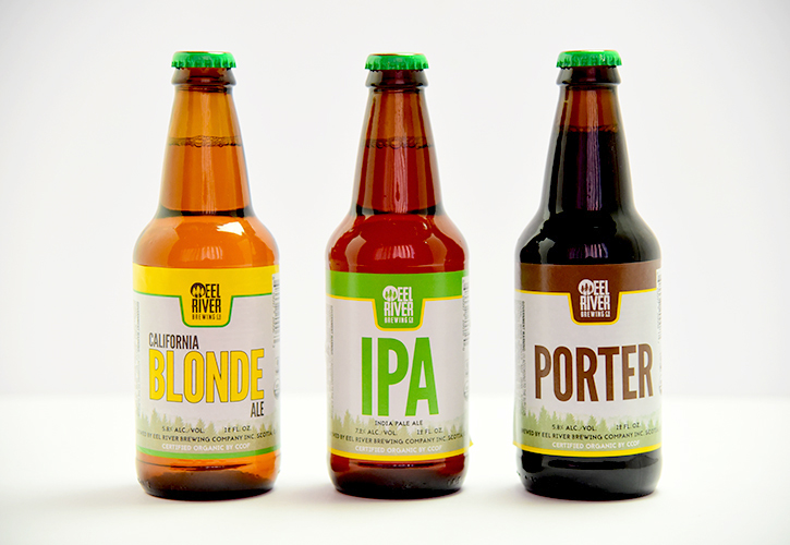 3種類のオーガニックビール