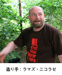 造り手のラマズ・ニコラゼ氏