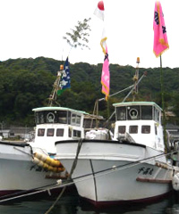 岩崎さんの漁船