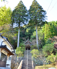 山本さん自宅横