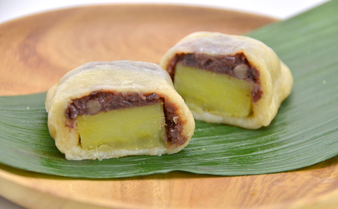 いきなり団子を半分にカット